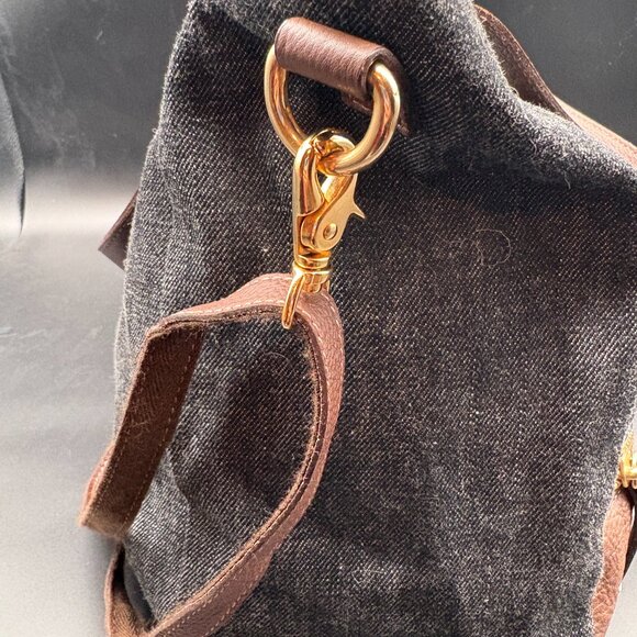 Burberry Black Denim Two Way Tote (Blue Label) - Picture 3 of 4